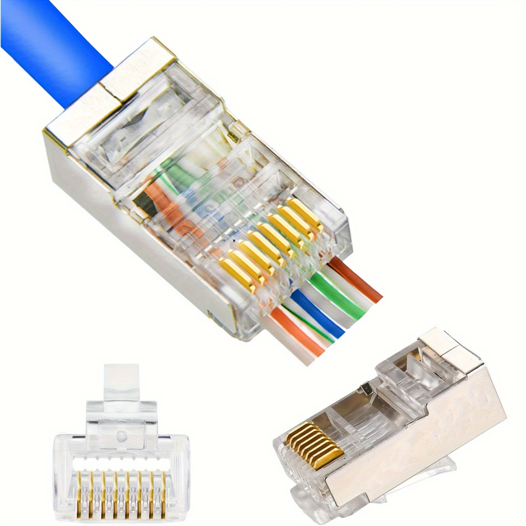RJ45 패스스루 커넥터와 UTP 케이블의 설치 및 연결 방법插图