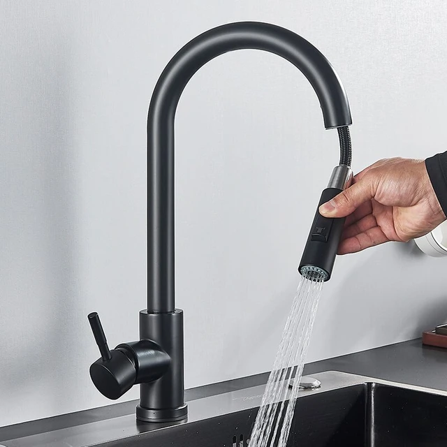 pull out kitchen faucets