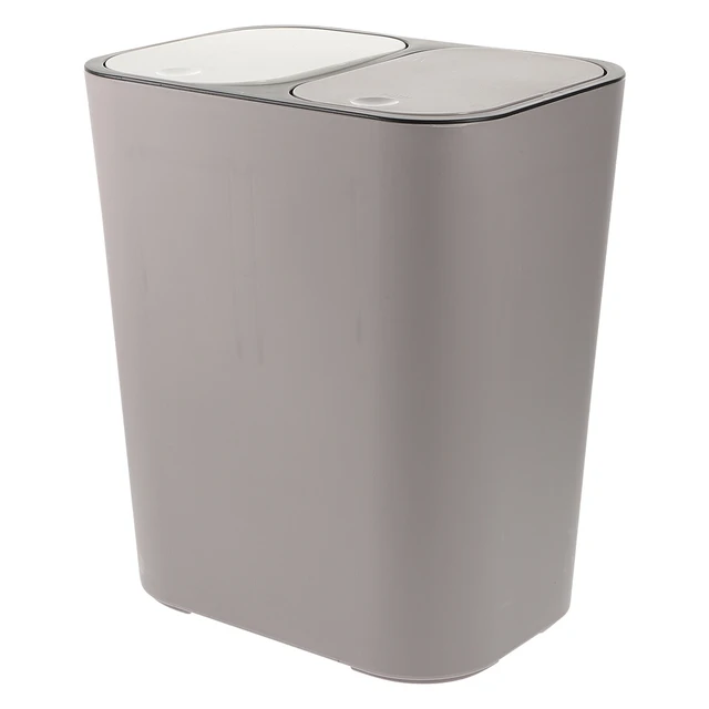 dual kitchen trash can