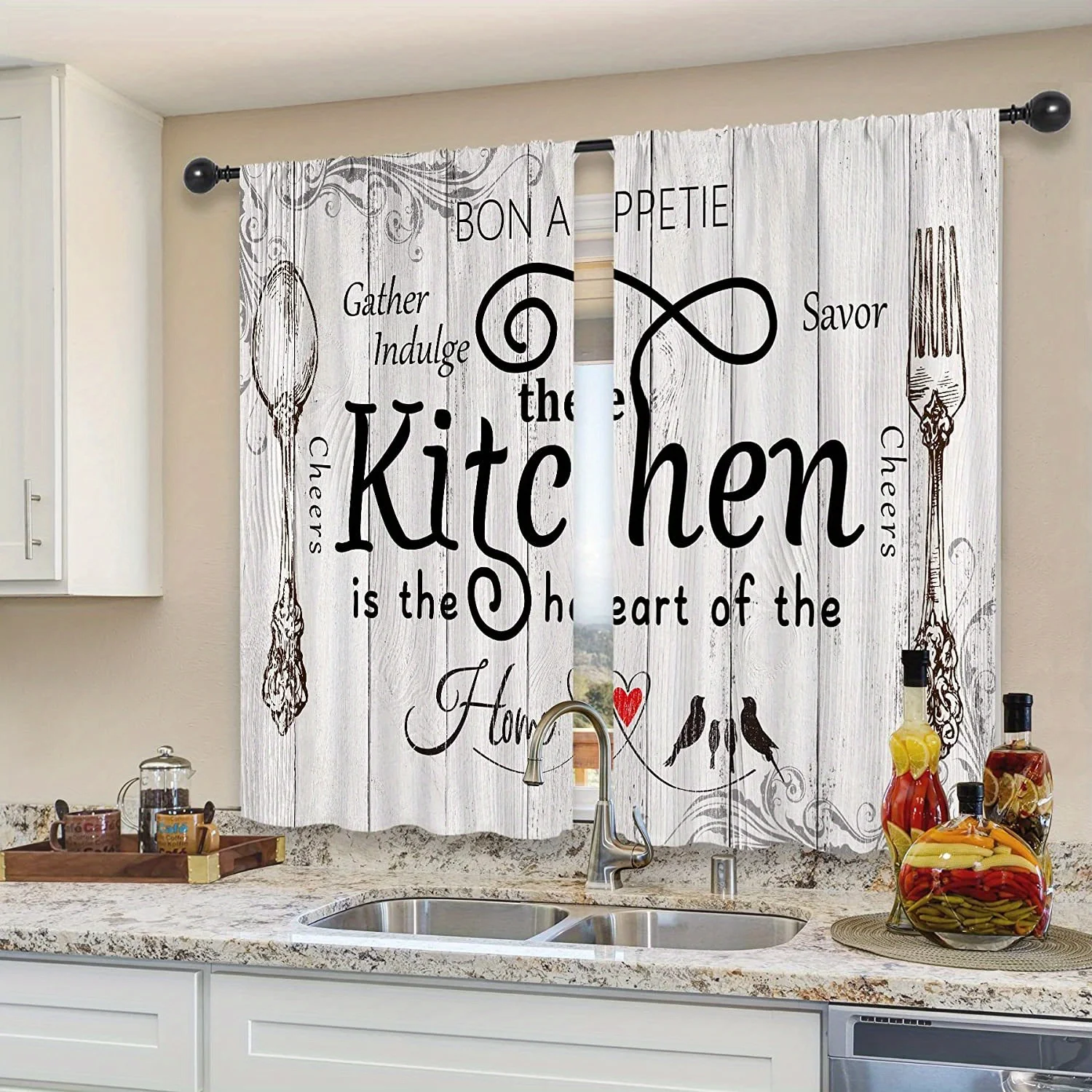 country kitchen curtains
