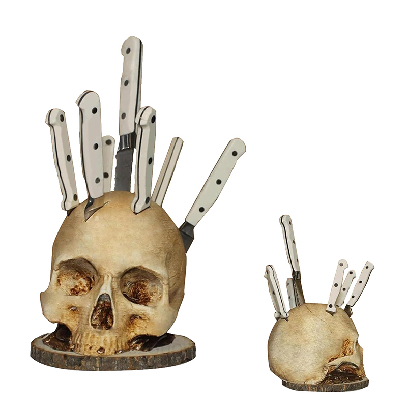 skull knife holder