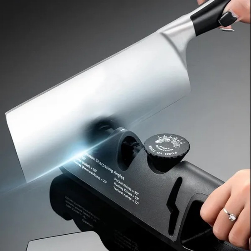 what angle to sharpen kitchen knives