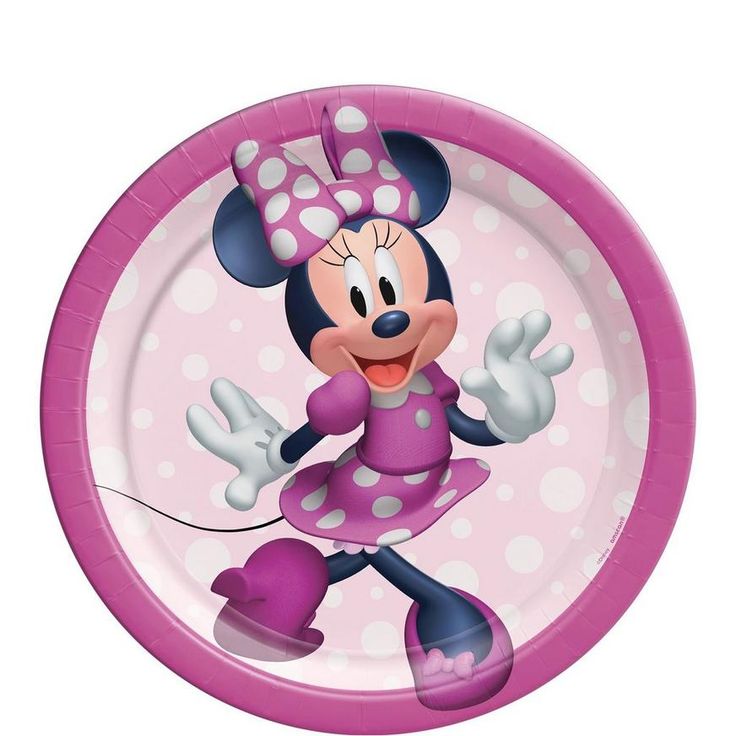 Minnie Mouse dinner plate