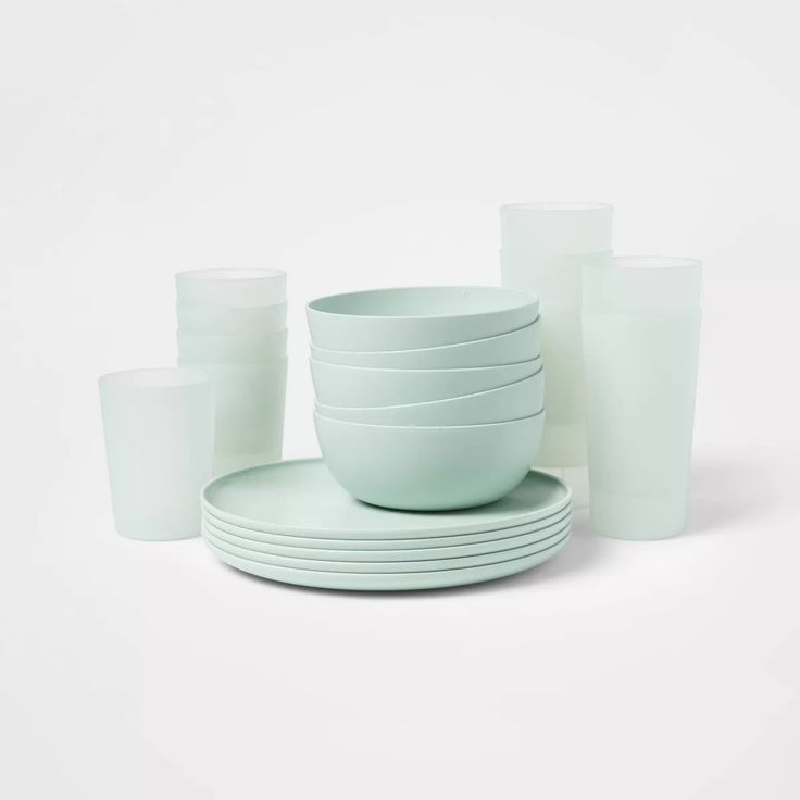 plastic tableware set