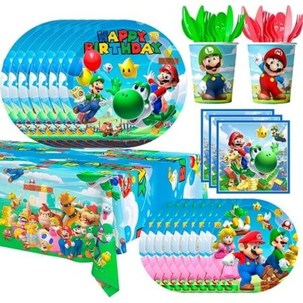 mario party tableware