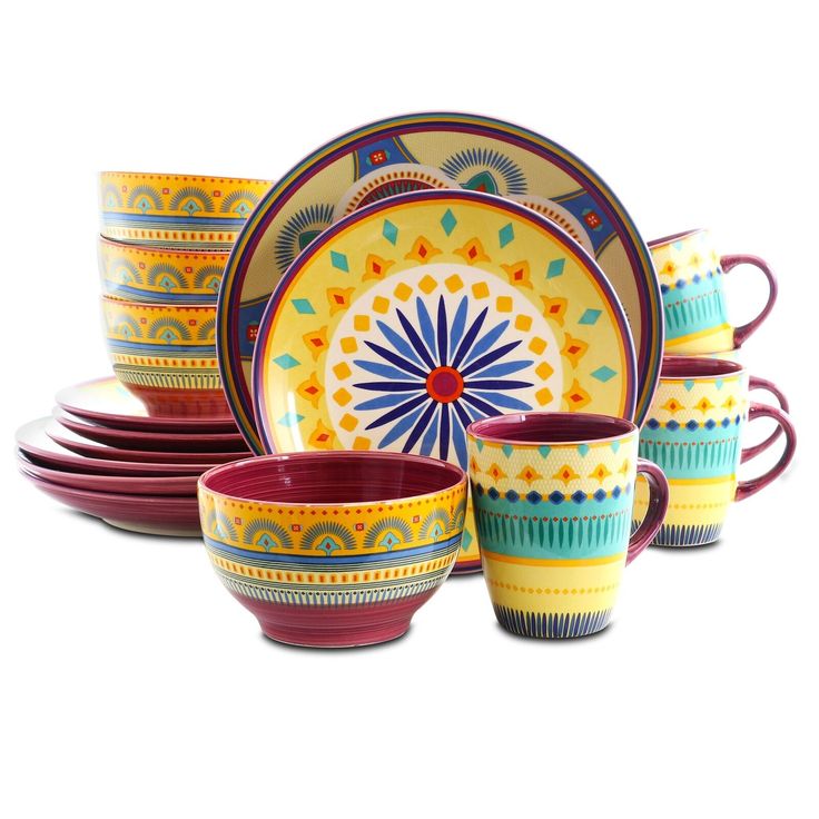 Traditional Multi-color tableware