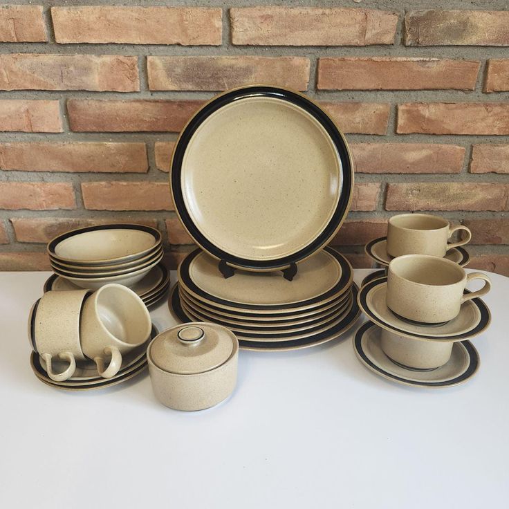 rustic tableware