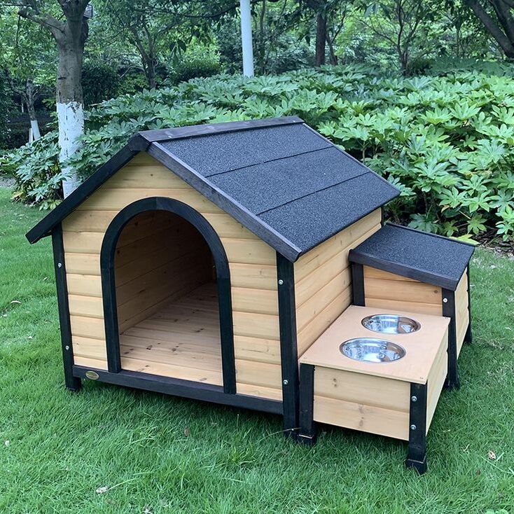 Outdoor dog enclosure