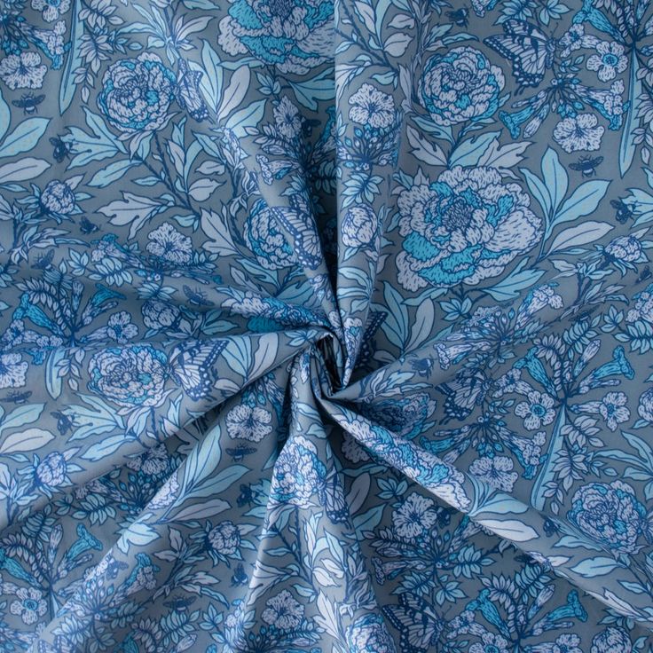 Blue Poplin