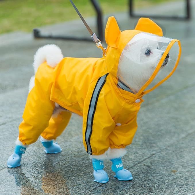 Yellow raincoat