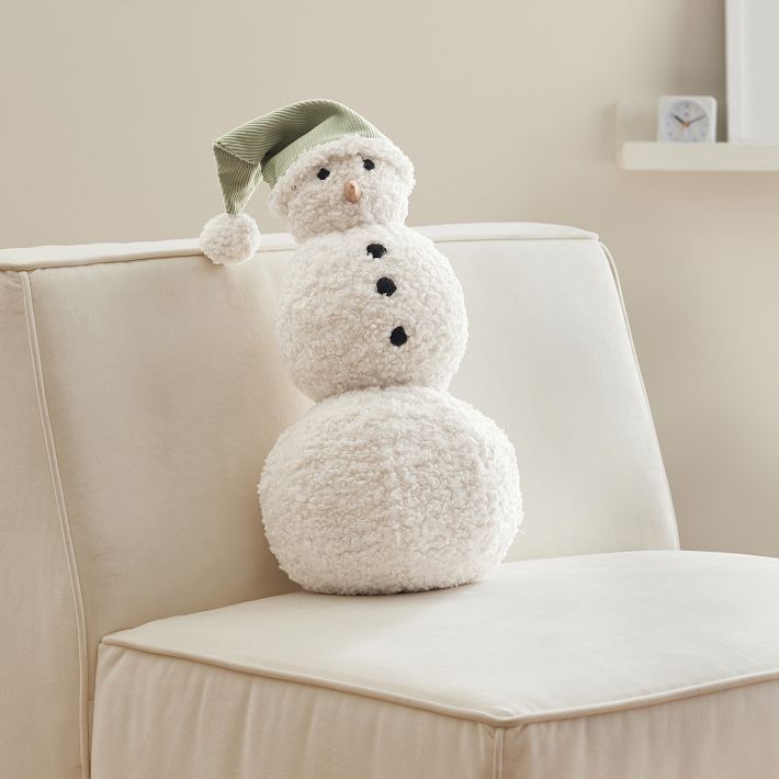 snowman pillow