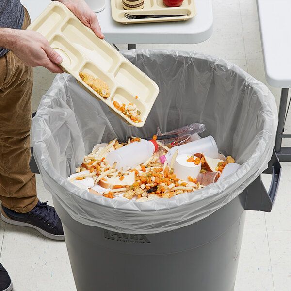 55 gallon clear garbage bags