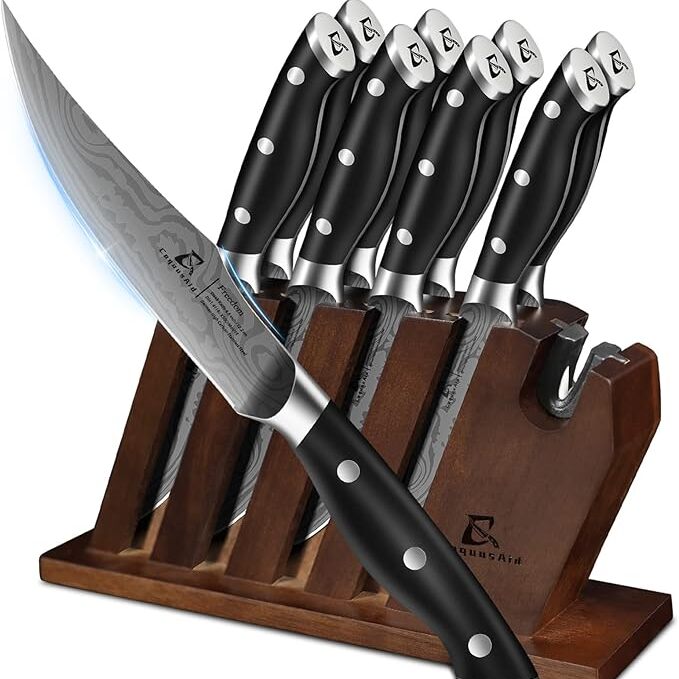 Kitchen cutlery block
