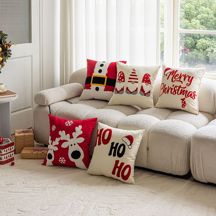 christmas throw pillow covers