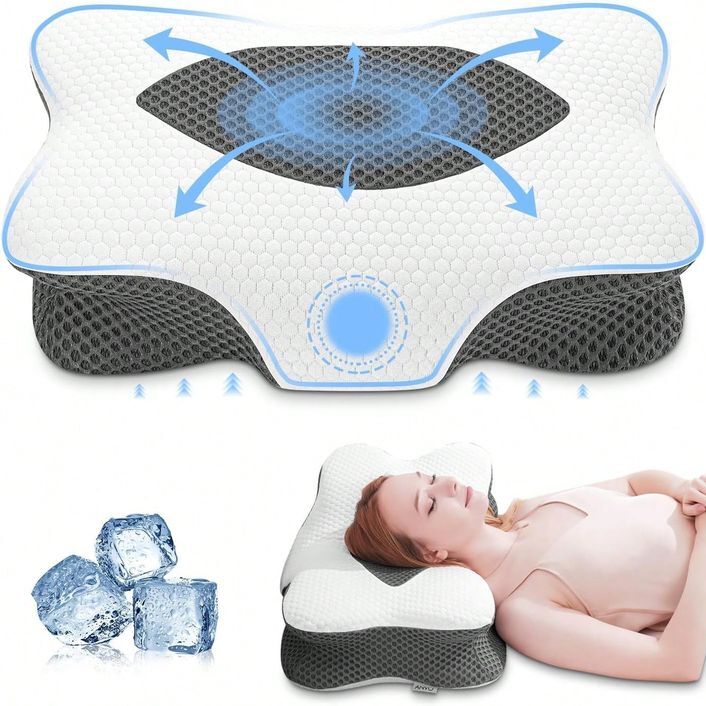 Temperature-regulating pillow