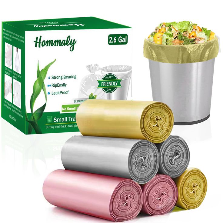 2.6 gallon garbage bags