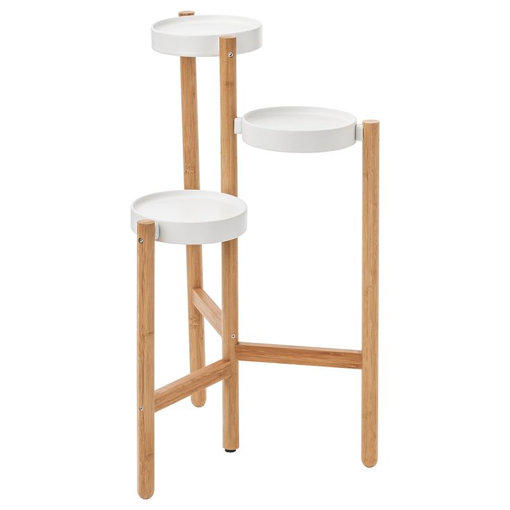 Wooden vase holder