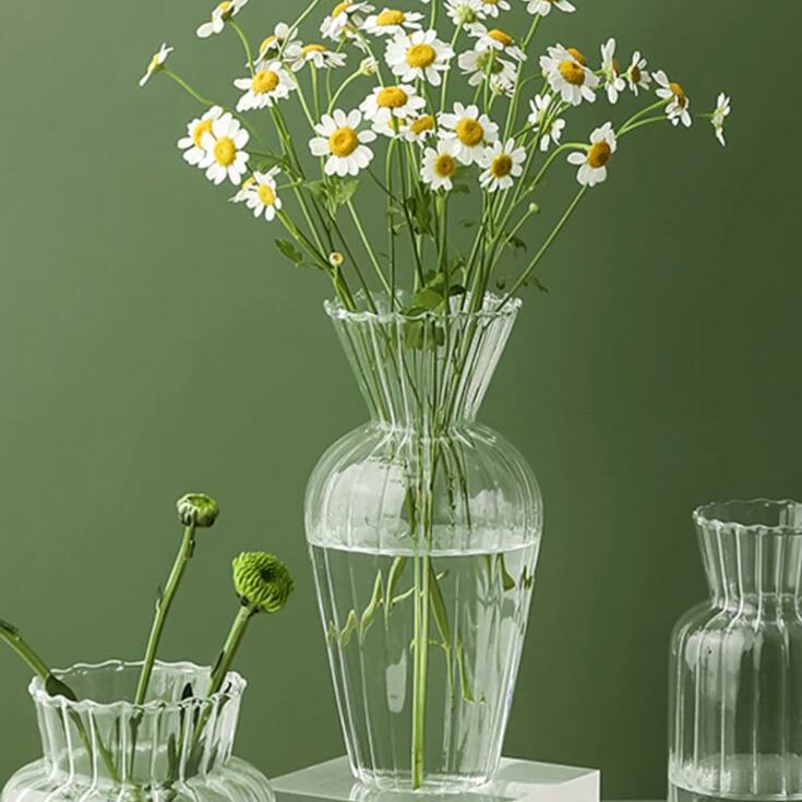 clear vase