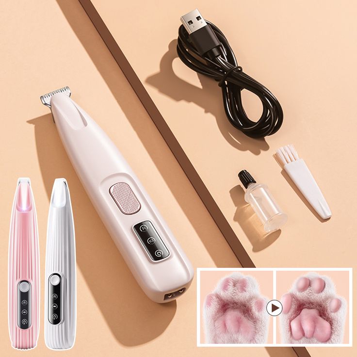 Canine paw shaver