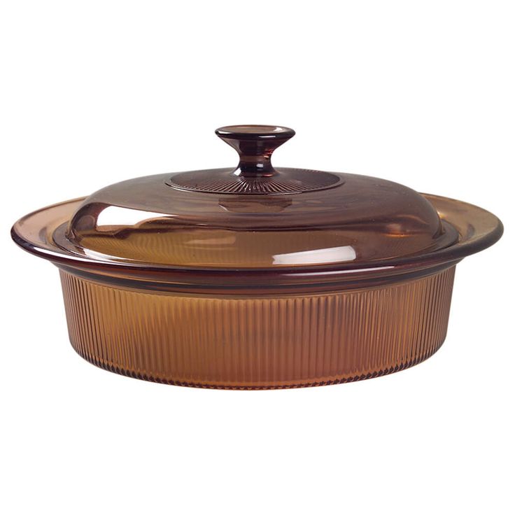 Brown glass container