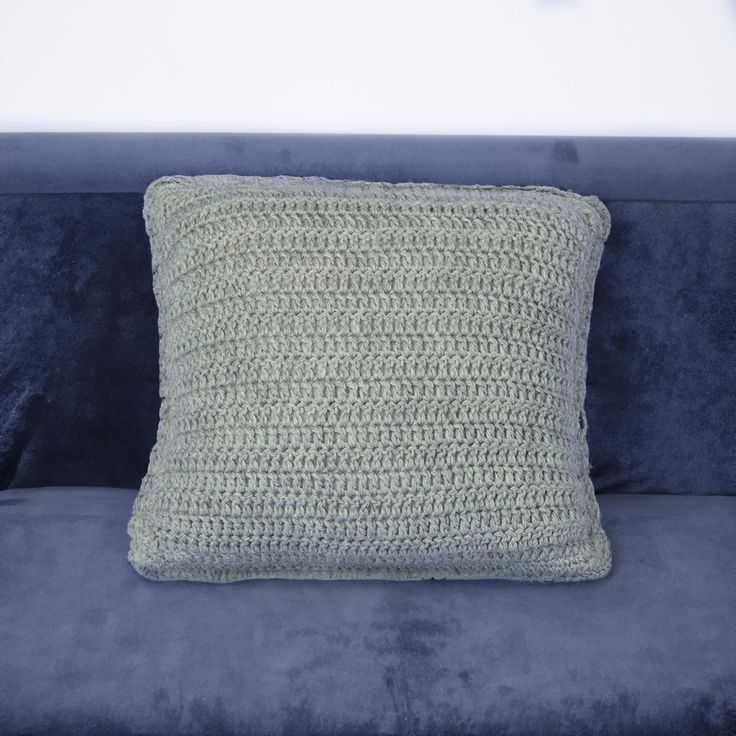 crochet pillow covers